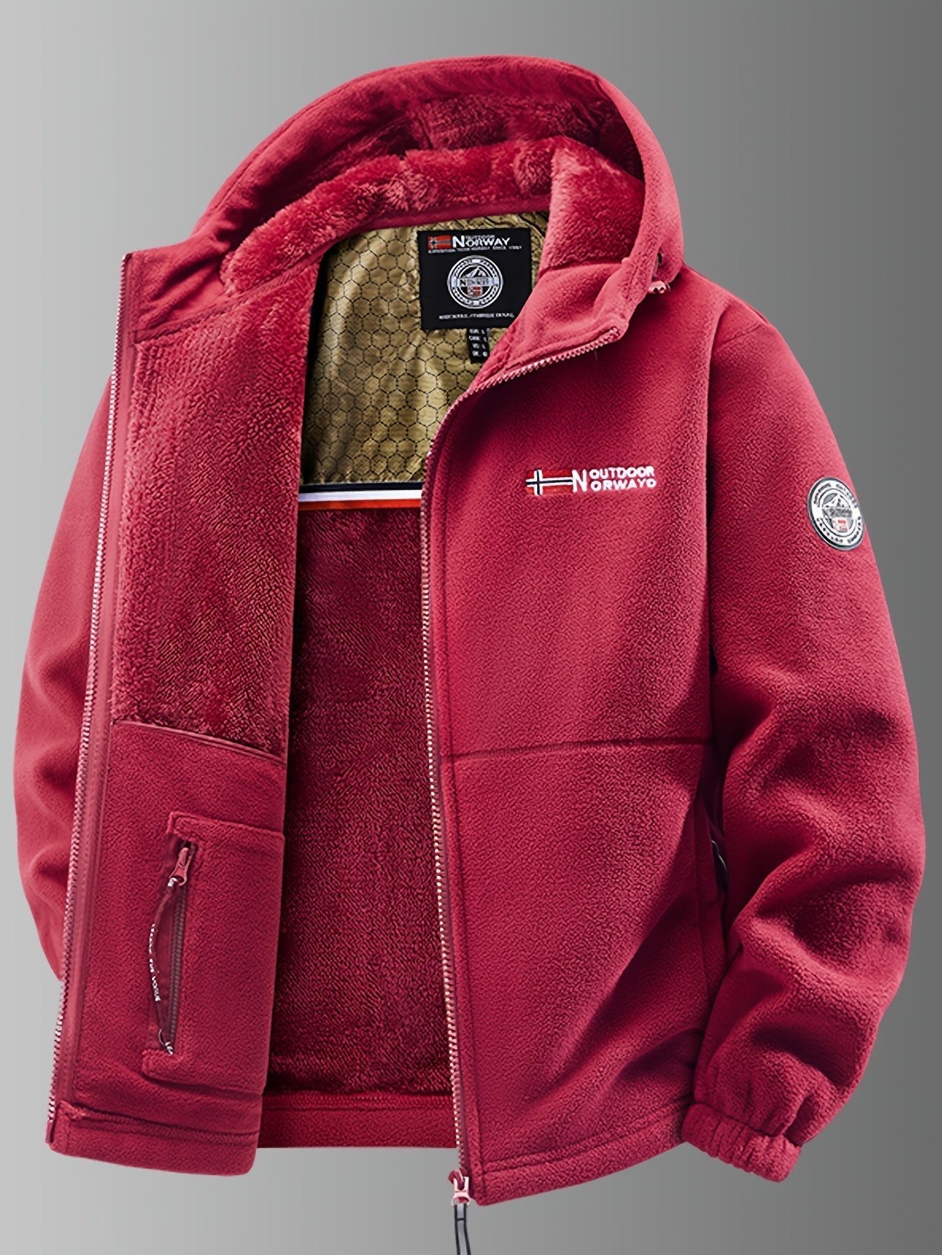 Oliver - Veste d’Hiver en Polaire Thermique pour Homme