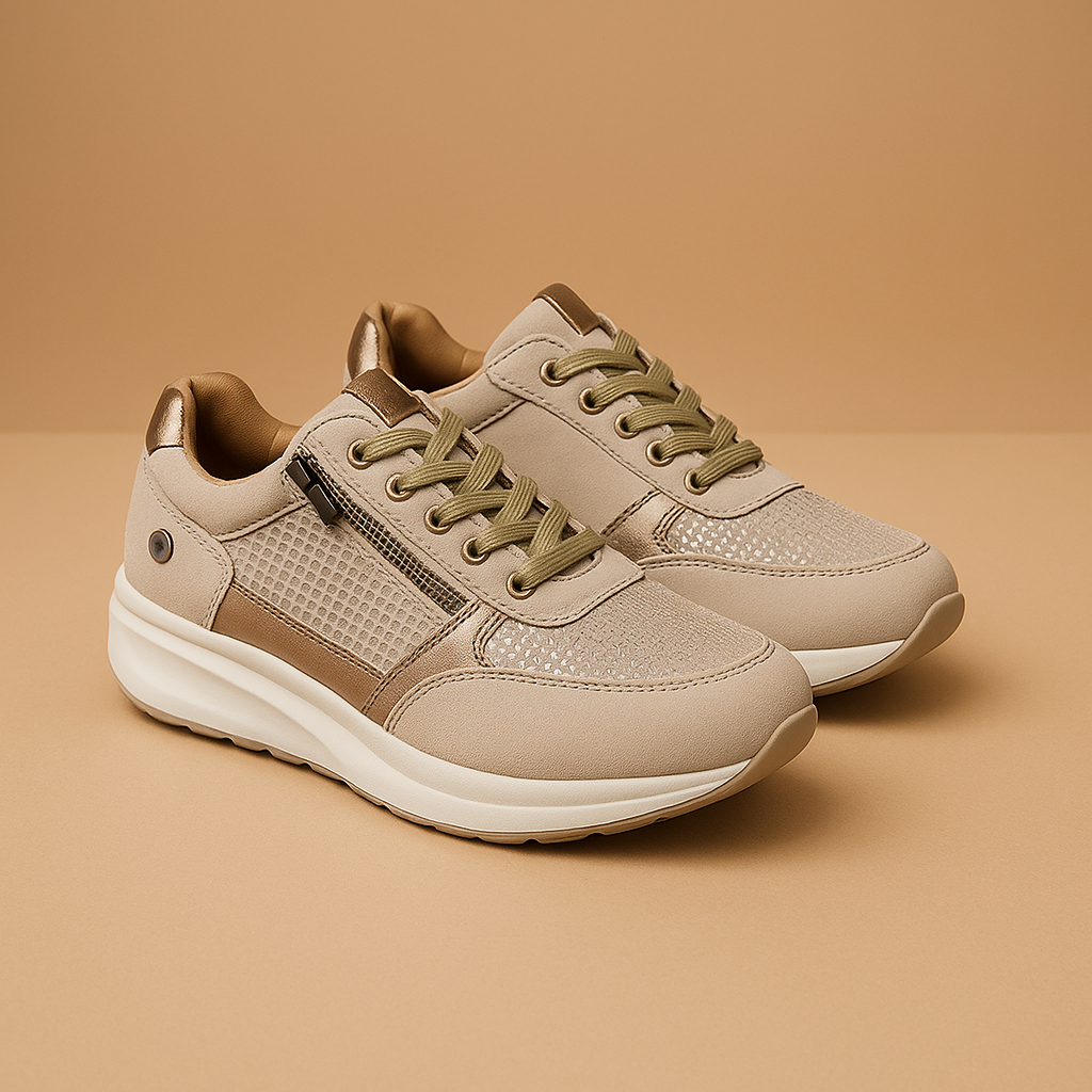 Nora - Breathable Lightweight Sneakers with Zipper for Women