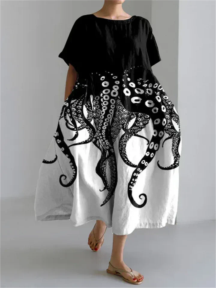 Gwenelle - Robe maxi fluide à fleurs pour l'été