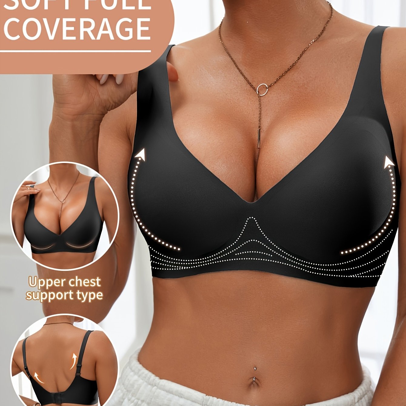Isendra - Brassière Push-Up Confort Haute Couverture