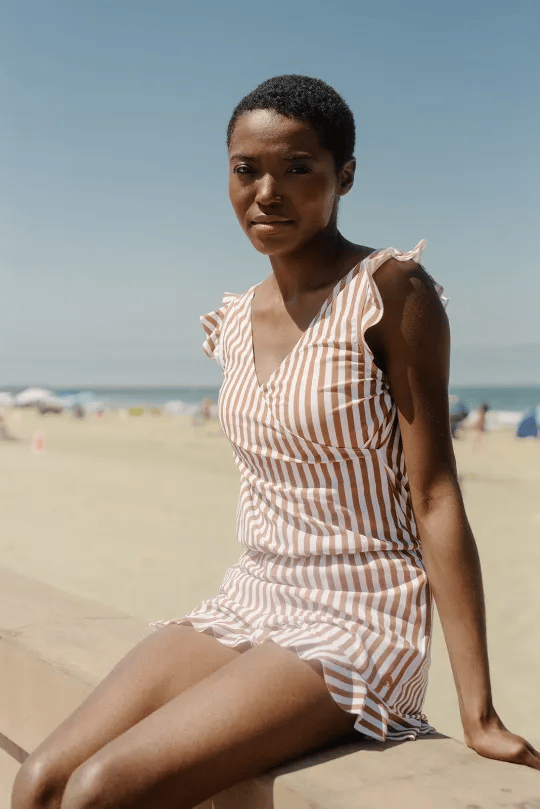 Melisande - Maillot de bain avec volants et soutien-gorge intégré