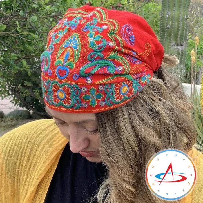 Ravelle - Bandanas Et Casquettes Brodés À La Main Aux Motifs Colorés