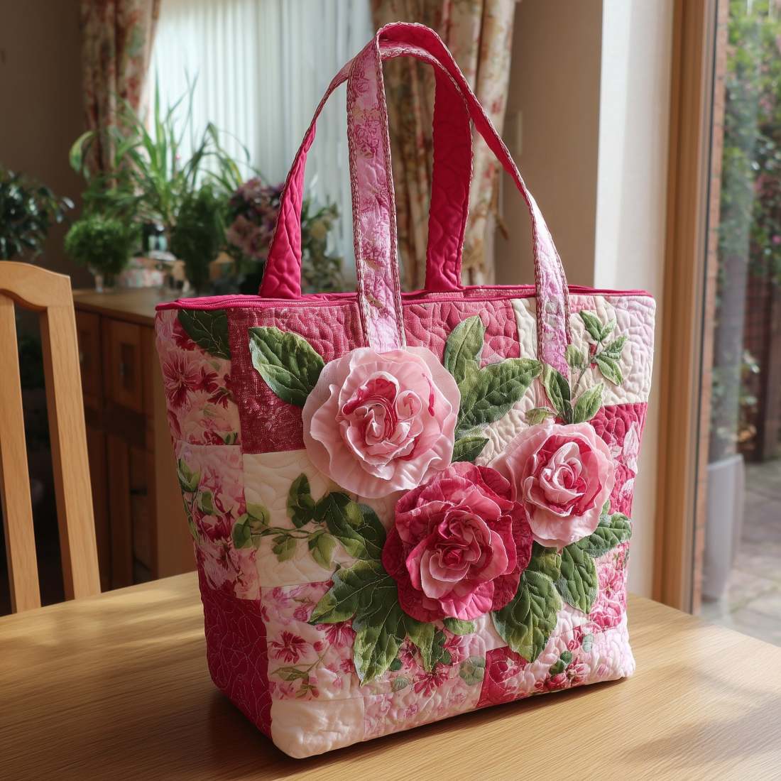 Gwenavella - Sac Artistique Avec Motif Floral 3D