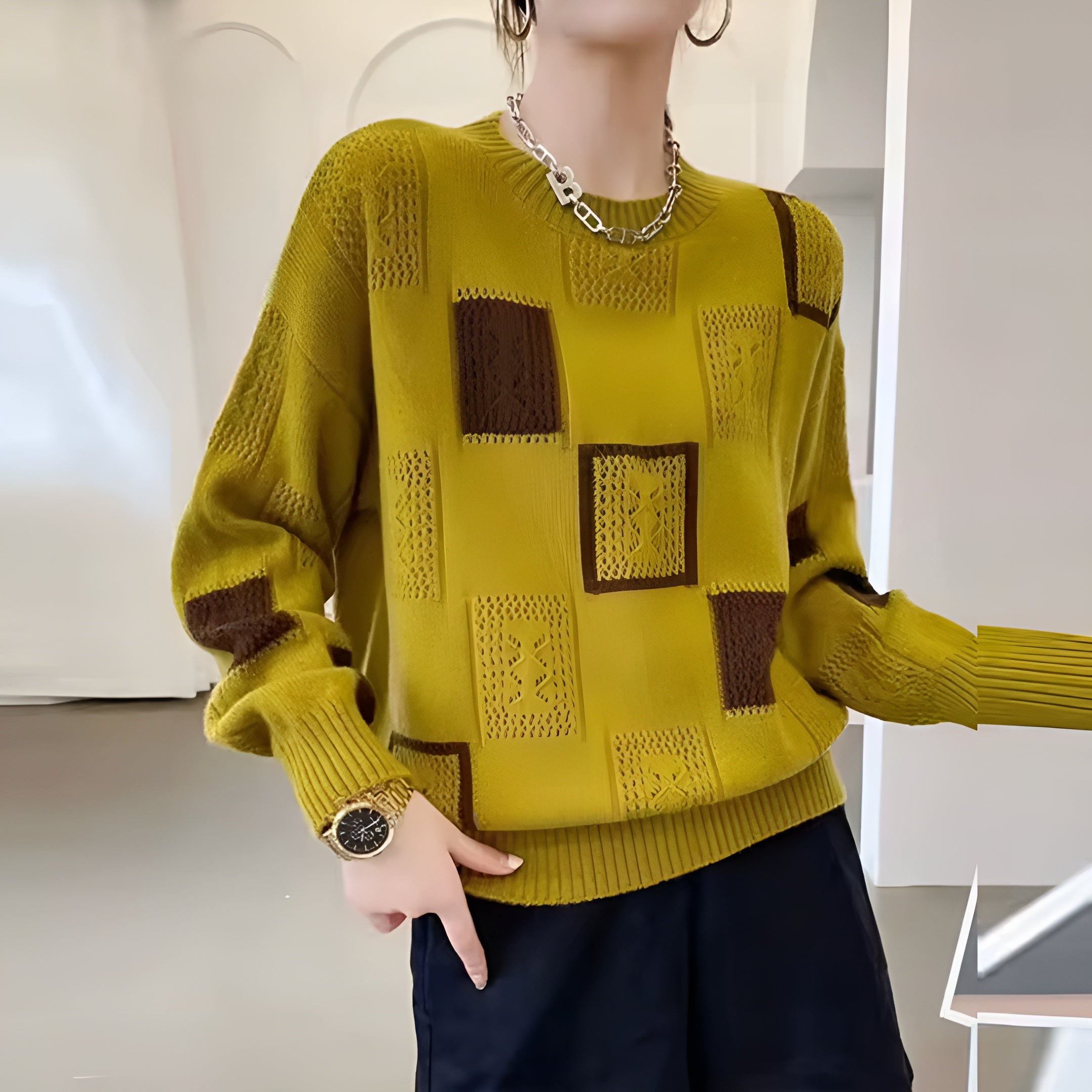 Alida - Pull féminin unique et élégant