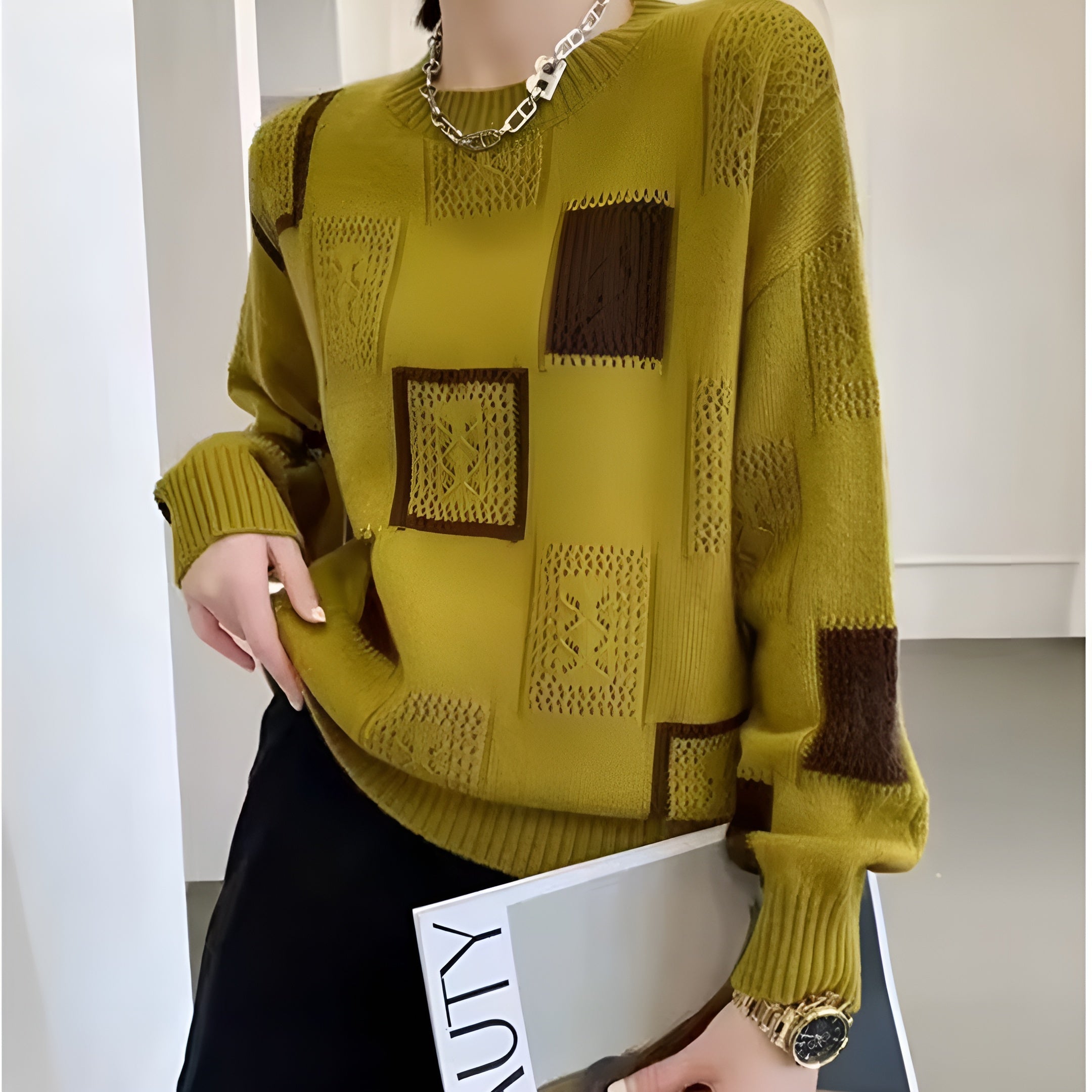 Alida - Pull féminin unique et élégant