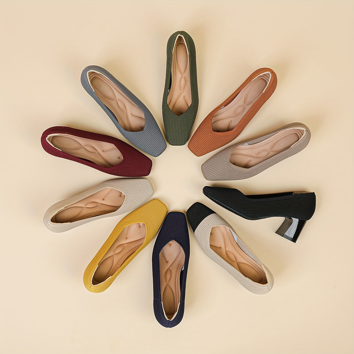 Heliralyne - Chaussures à Talon Stable au Soutien Confort Absolu