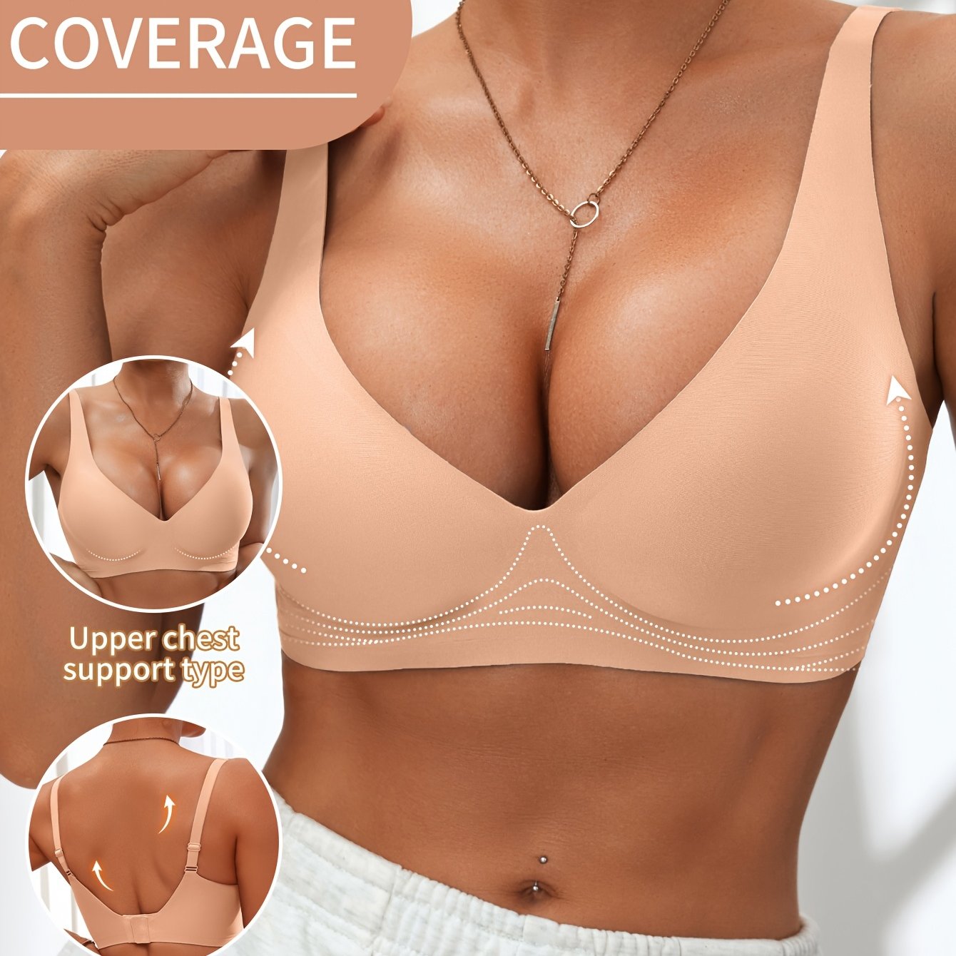 Isendra - Brassière Push-Up Confort Haute Couverture