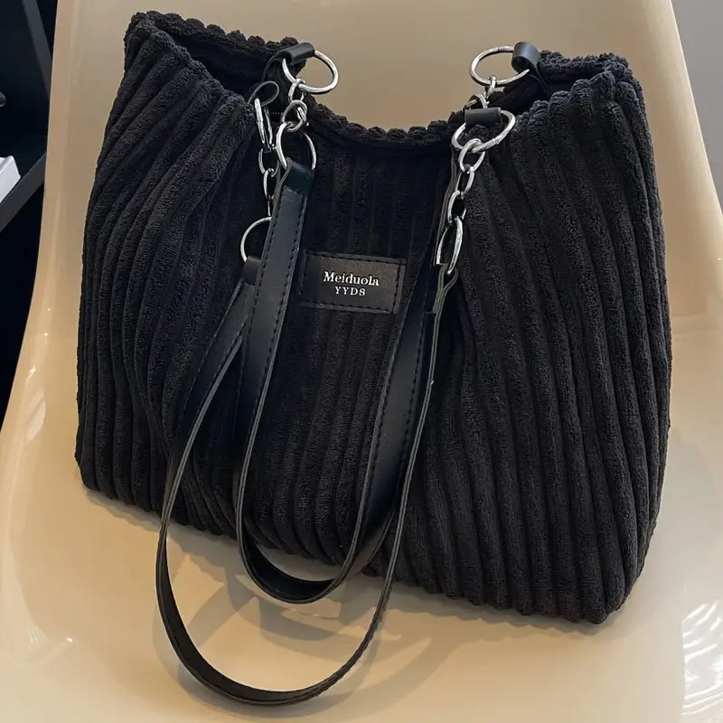 Huguette - Sac Fourre-Tout en Coton et Cordons
