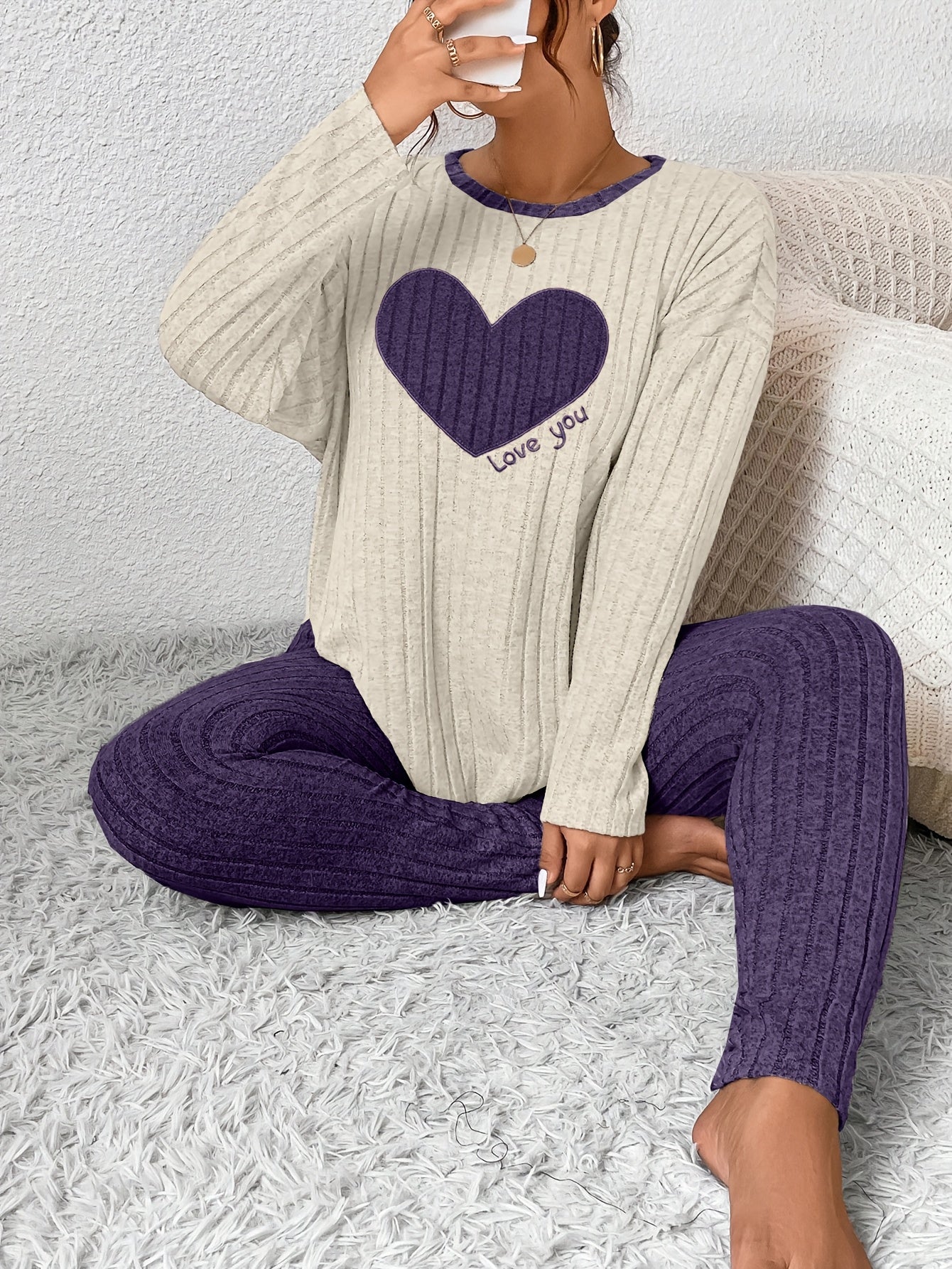 Javelle - Ensemble Loungewear Cœur Confort Relax