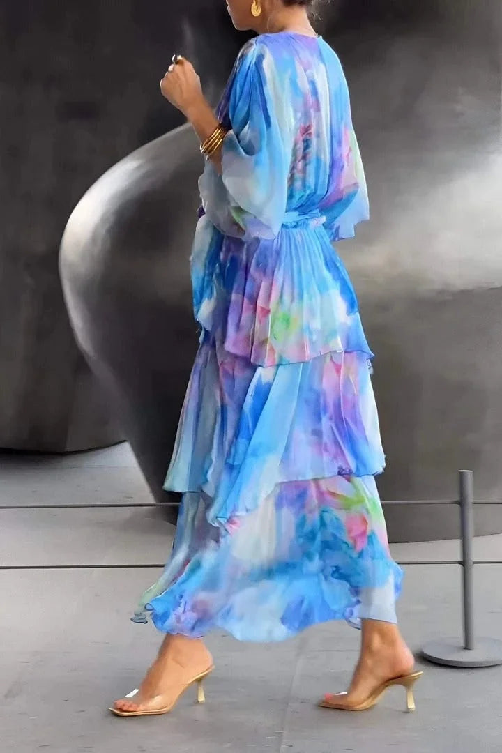 Cassia – Robe élégante en chiffon