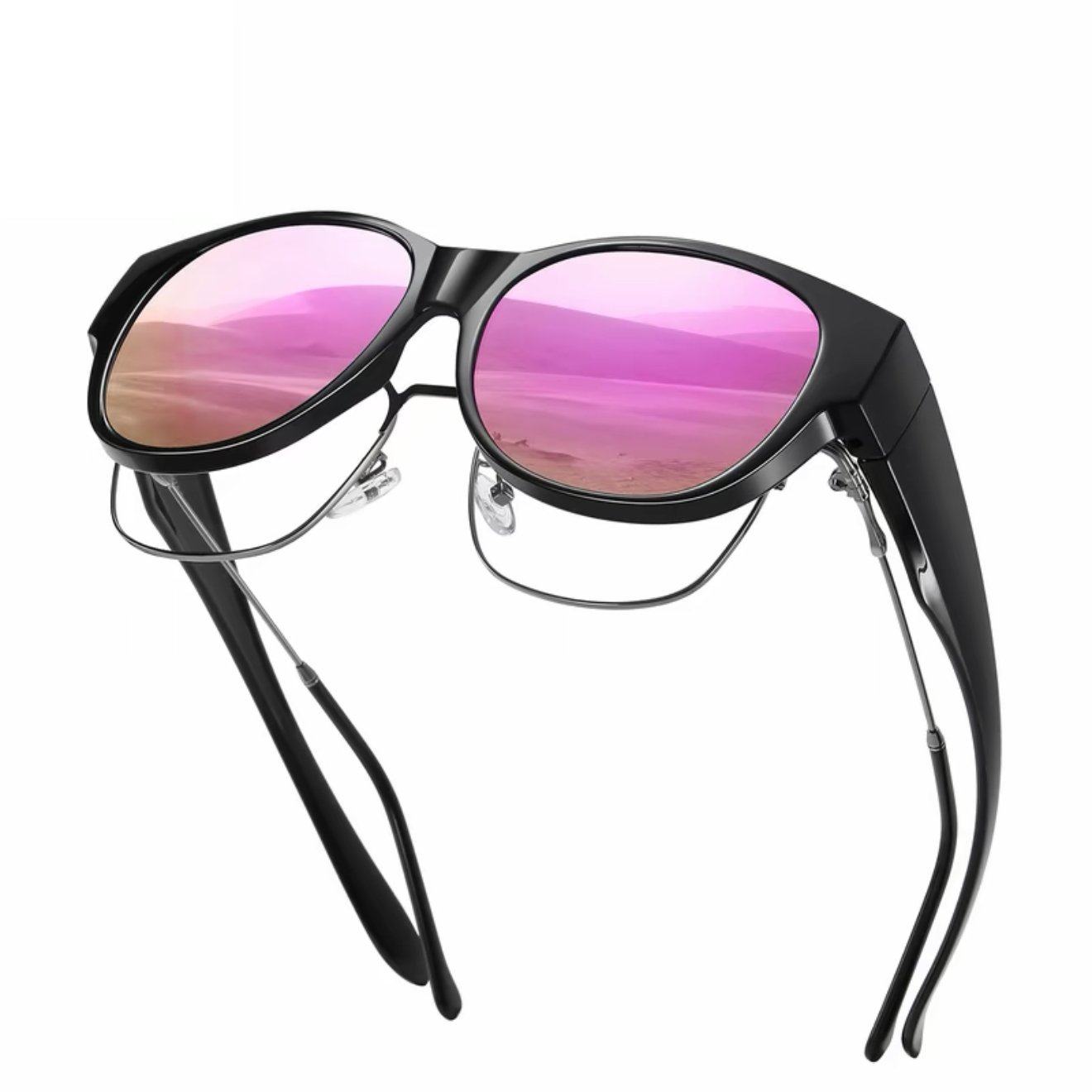 Dovrya - Lunettes soleil femme cat eye polarisées UV400 style chic
