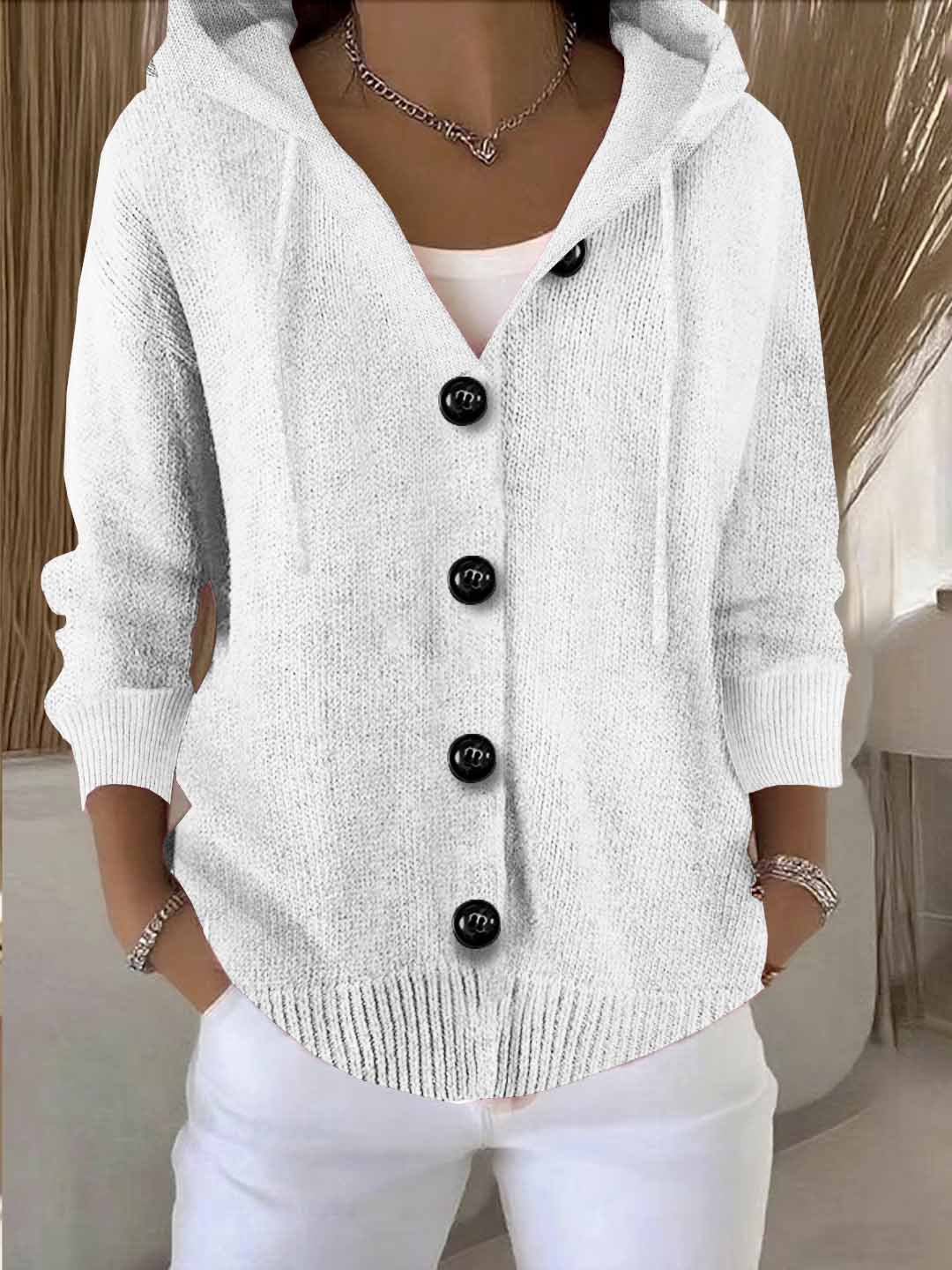 Elarisse - Cardigan Femme À Manches Longues En Tricot