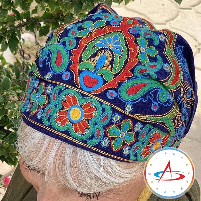 Ravelle - Bandanas Et Casquettes Brodés À La Main Aux Motifs Colorés