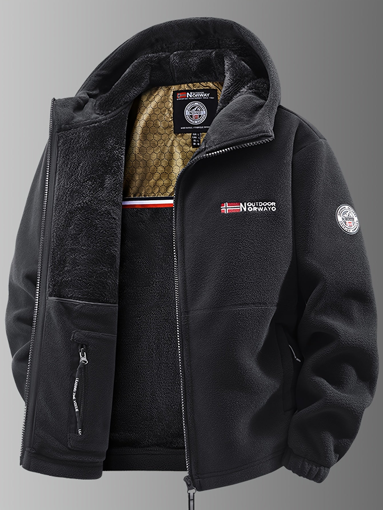 Oliver - Veste d’Hiver en Polaire Thermique pour Homme