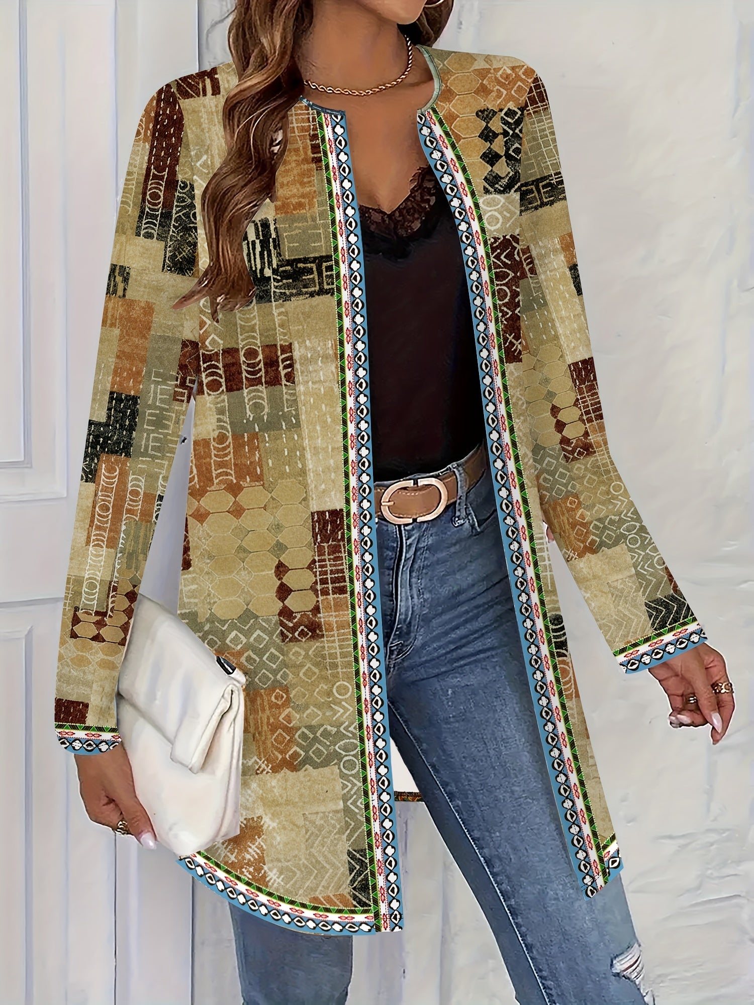 Sidonie - Cardigan Long Léger et Stylé