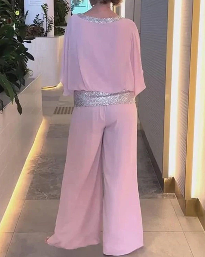 Joie - Set à sequins rose femme élégant et moderne