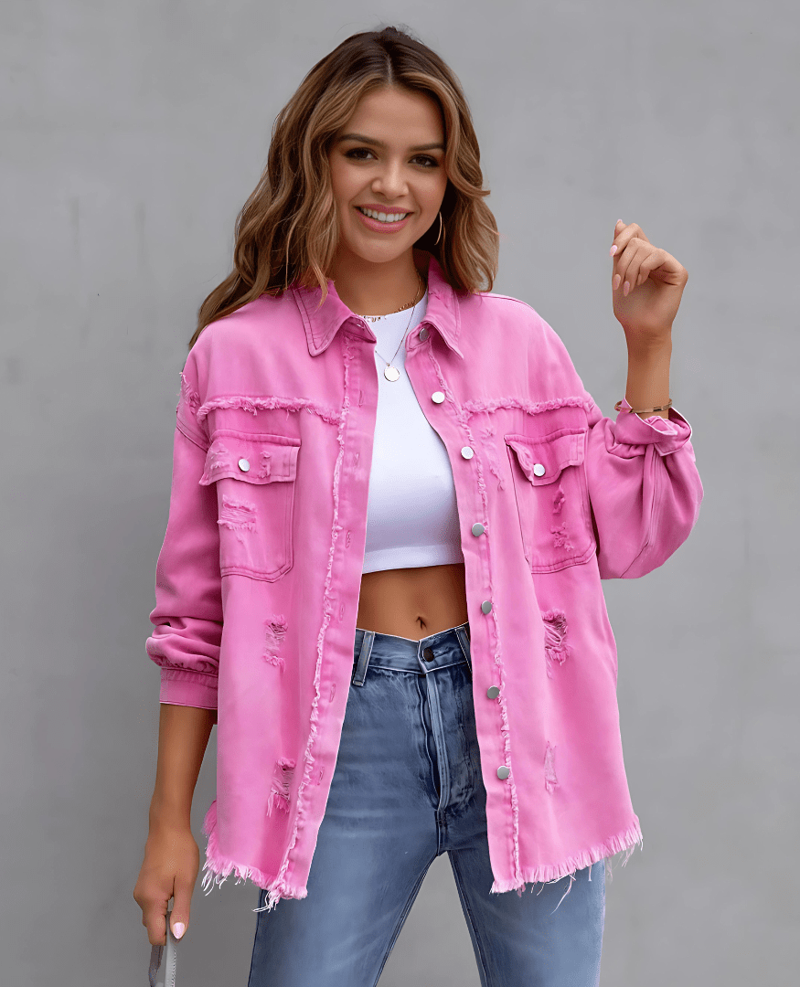 Justine - Harvenue Sunnystitch Veste en jean