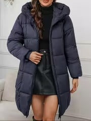 Oralindrea - Manteau D’Hiver Léger Et Élégant À Capuche