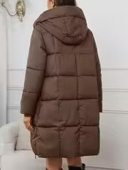 Oralindrea - Manteau D’Hiver Léger Et Élégant À Capuche