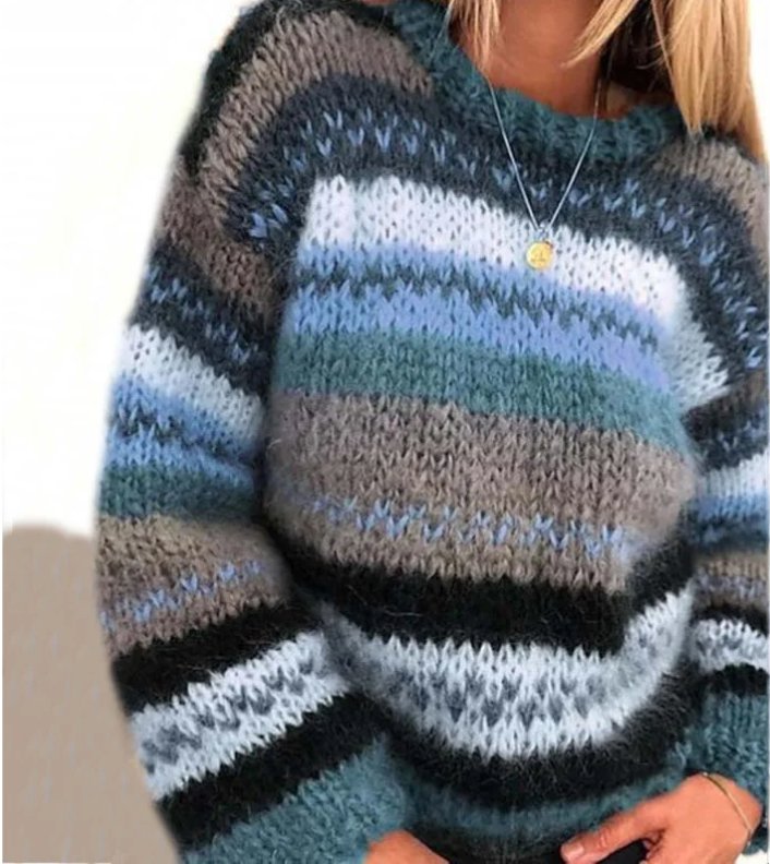Floravia - Pull Tricoté Doux Et Élégant Pour L’Hiver