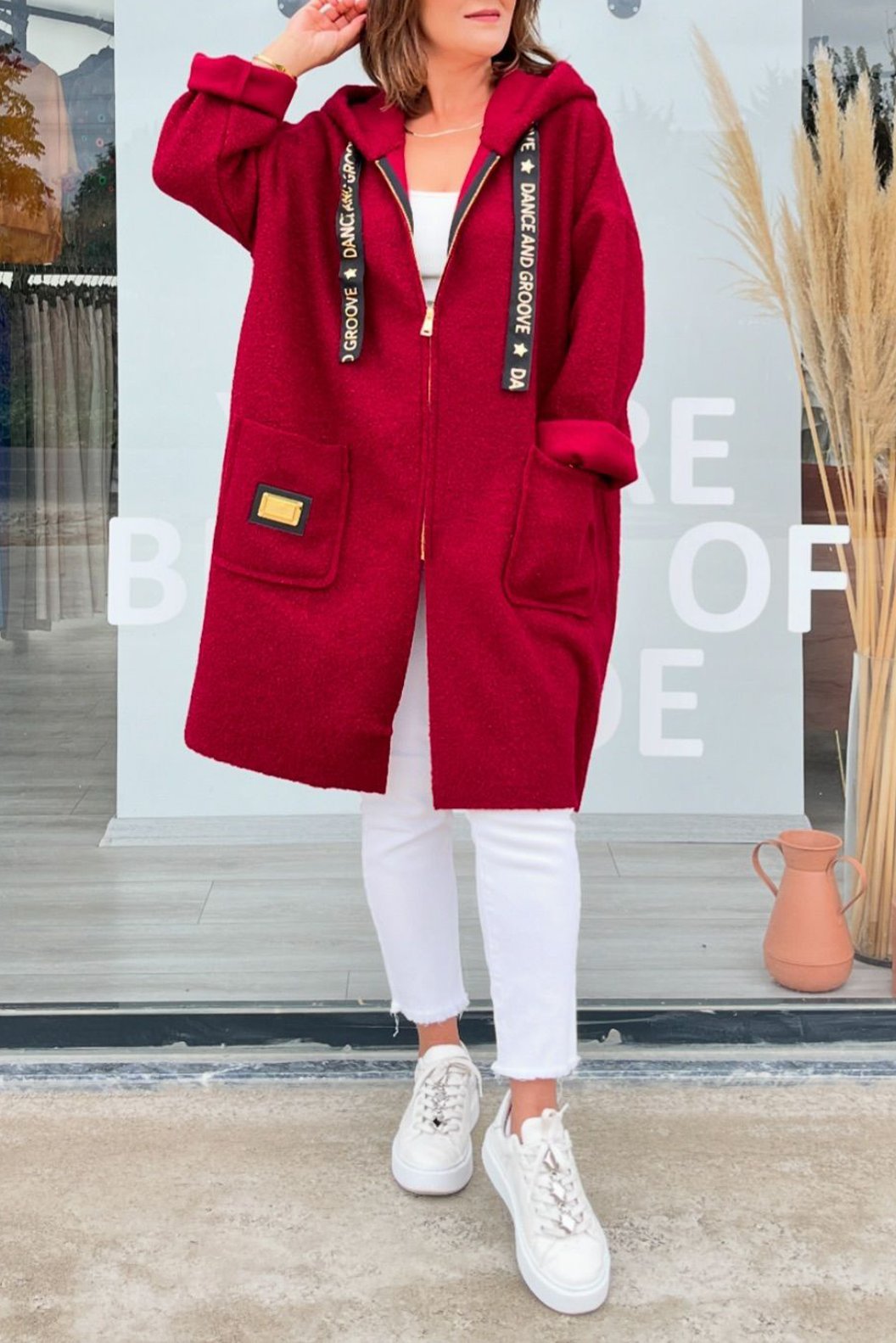 Caroline - Beau manteau chaud pour femmes