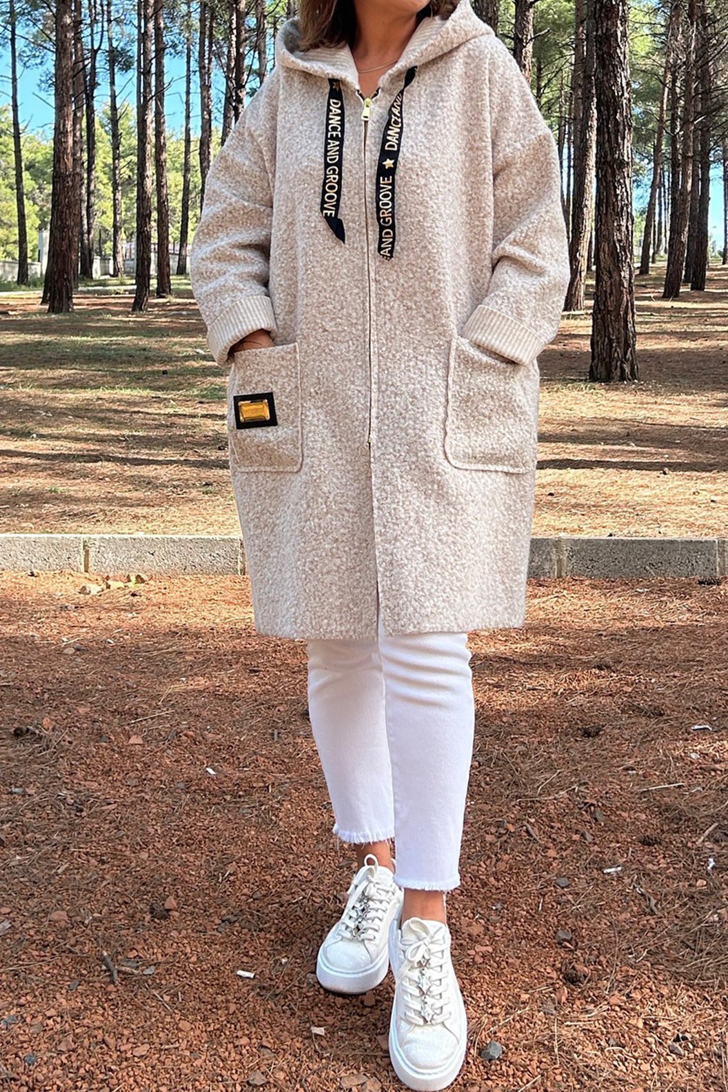 Caroline - Beau manteau chaud pour femmes