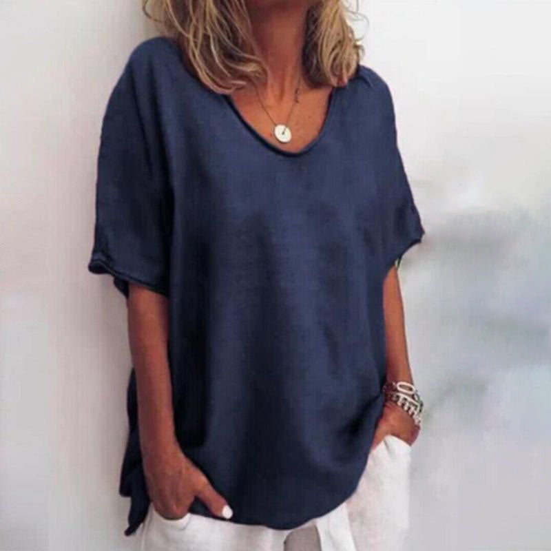 Evelyne - Blouse Décontractée et Élégante