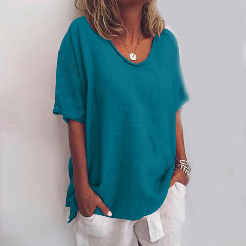 Evelyne - Blouse Décontractée et Élégante