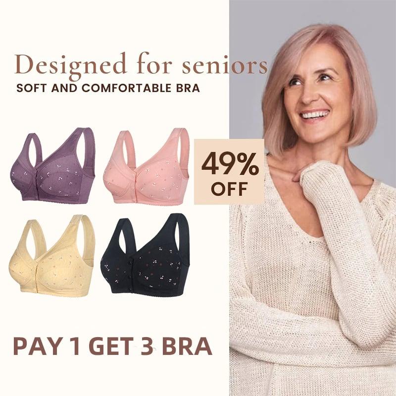 Bloem - Soutien-Gorge en Coton à Fermeture Frontale