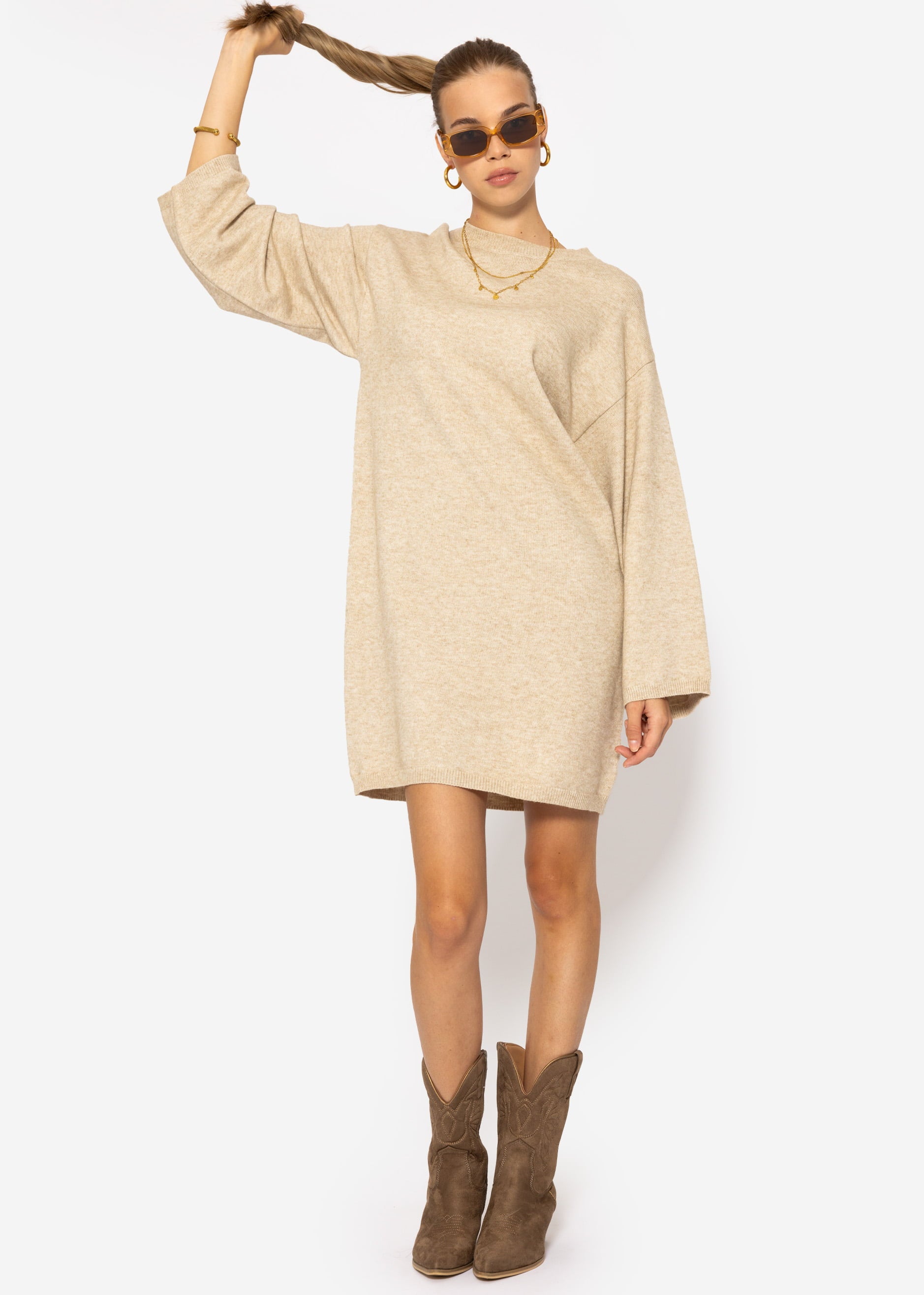 Aimée - Robe Tricot Oversize Élégante