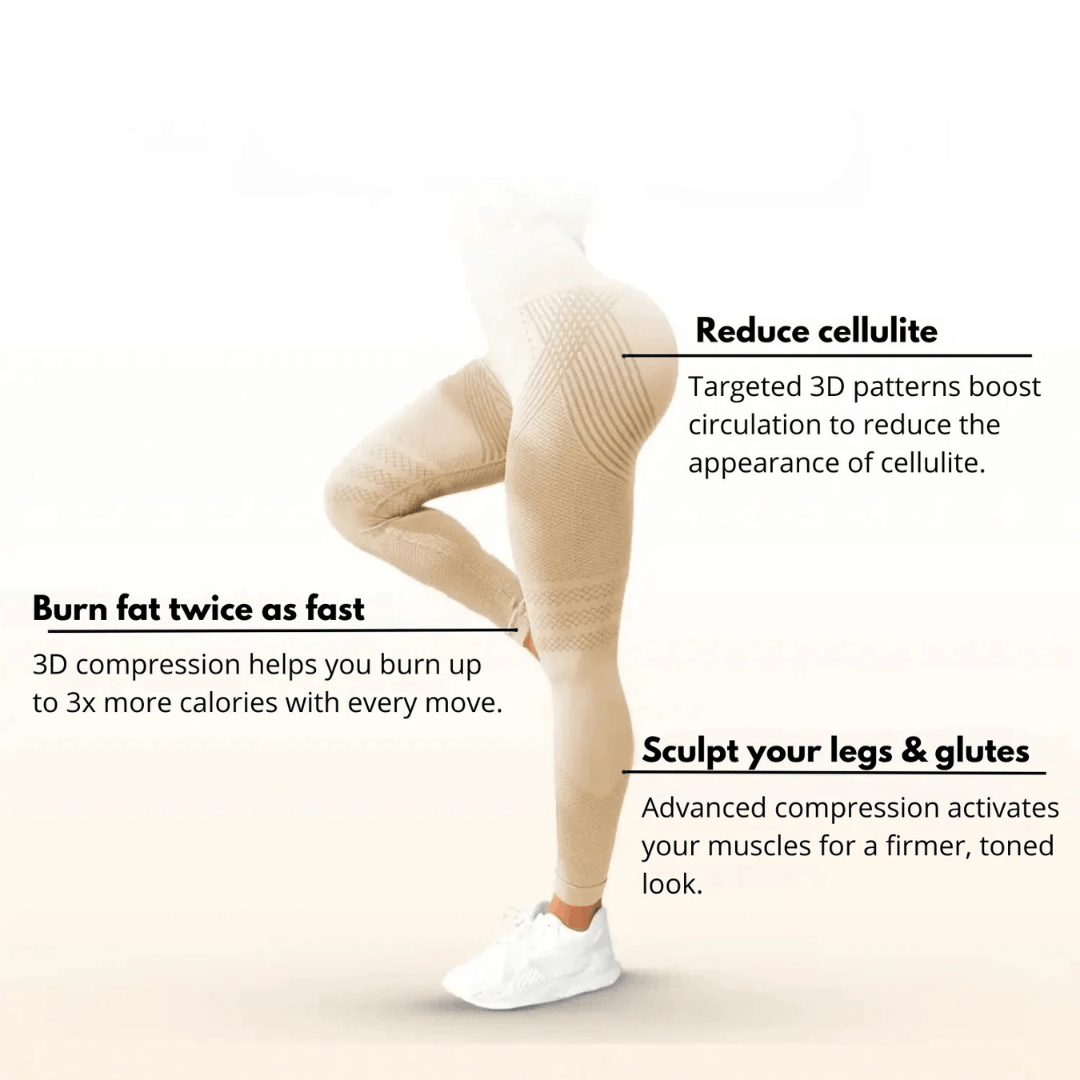 Helisandre - Leggings Anti-Cellulite Sans Couture | 1 acheté = 1 offert