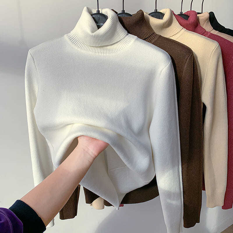 Clementine - Pull-over à Col Haut Élégance et Chaleur pour l'Hiver