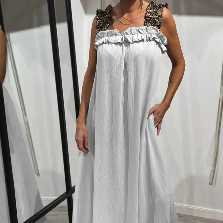 Pascaline - Robe Décontractée Sans Manches avec Poches