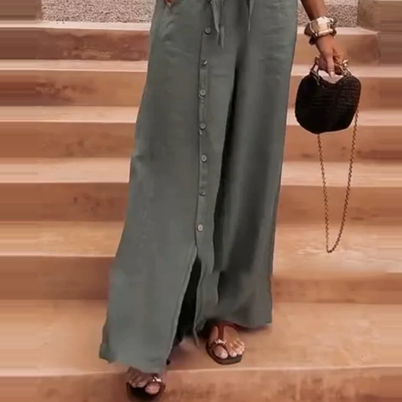 Jorellea - Ensemble Uni En Coton Et Lin À Coupe Fluide Élégante