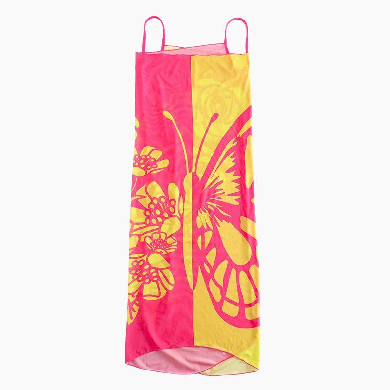 Kassara - Couverture de maillot de bain pour femmes avec motif papillon