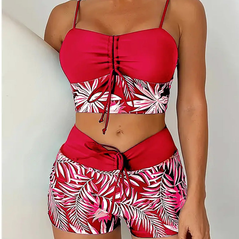 Taline - Maillot De Bain Deux Pièces Imprimé Femme