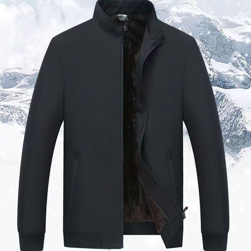 Alexandre - Veste chaude zippée pour homme – Coupe-vent, imperméable et anti-rides