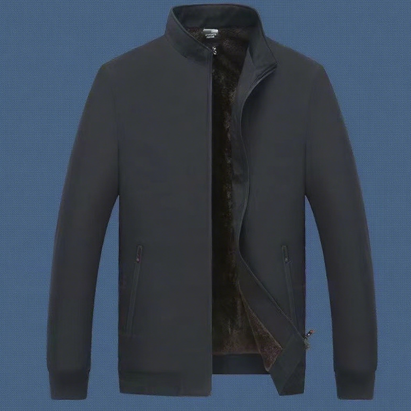 Alexandre - Veste chaude zippée pour homme – Coupe-vent, imperméable et anti-rides