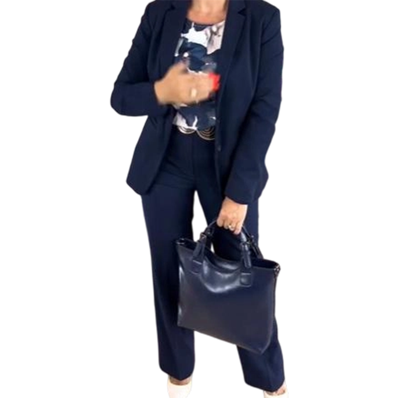 Rossane - Ensemble femme trois pièces avec blazer structuré élégant