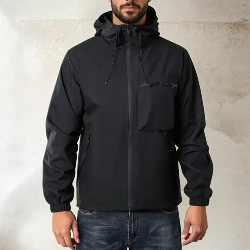 Leon - Veste imperméable homme avec poches multiples