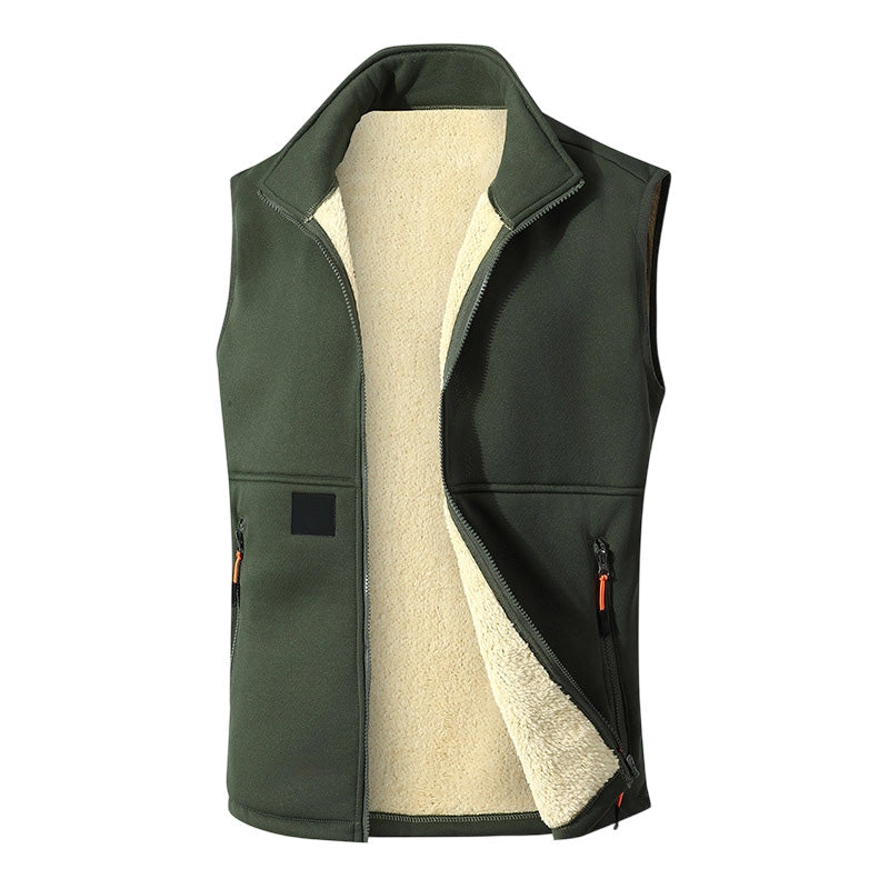 Ninette - Gilet femme zippé doublé en peluche