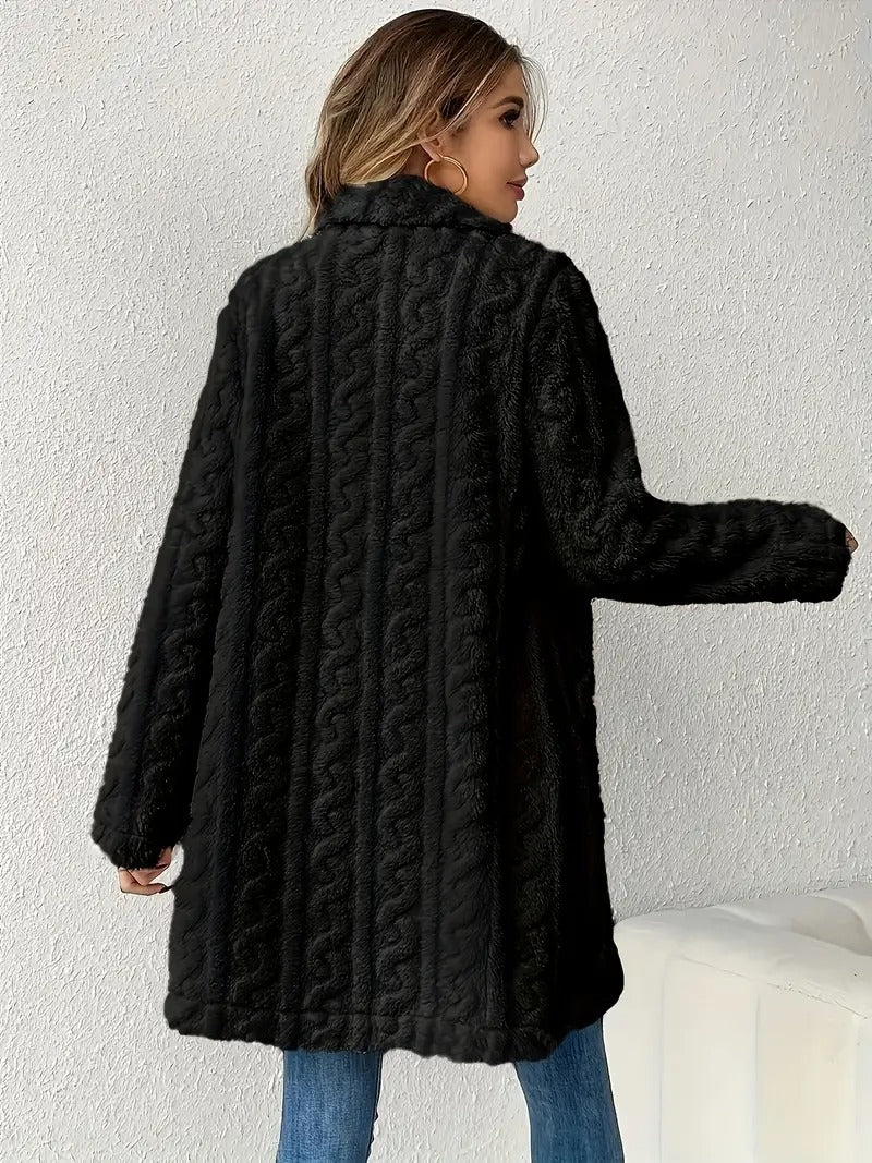Léa - Manteau en fausse fourrure pour femme