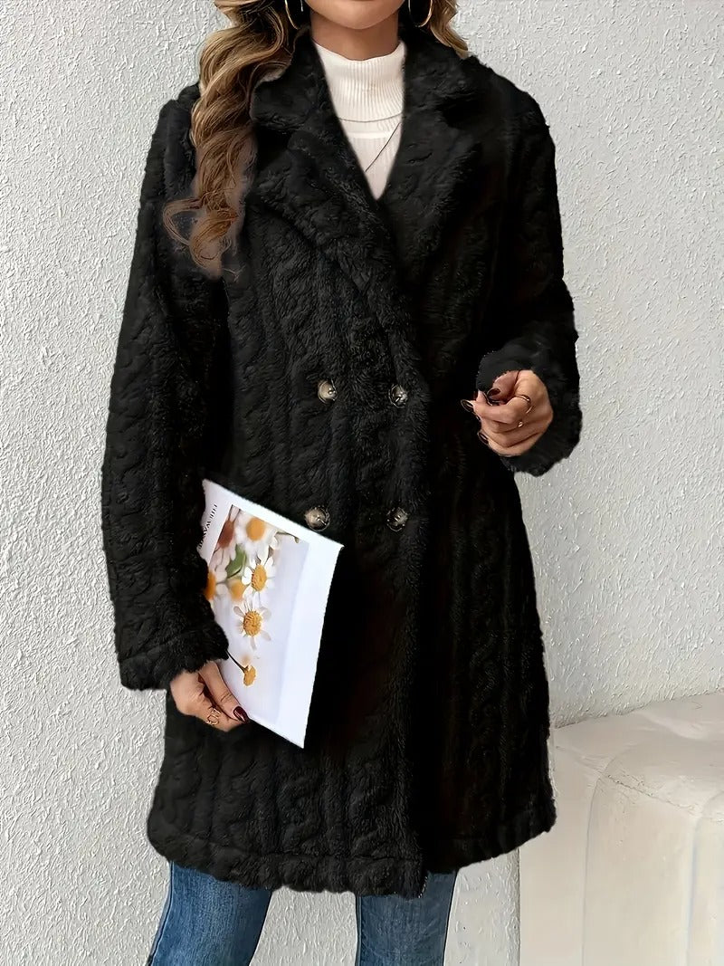 Léa - Manteau en fausse fourrure pour femme