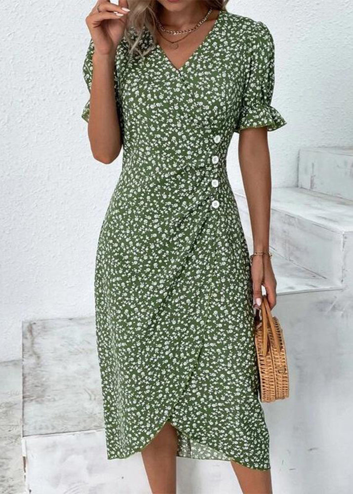 Aysel Robe Florale Élégante et Confortable