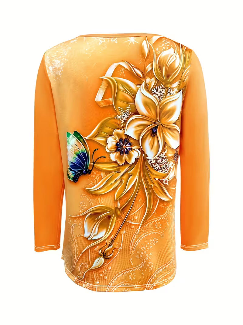 Faylorisse - Haut À Motif Floral Adapté À La Mode