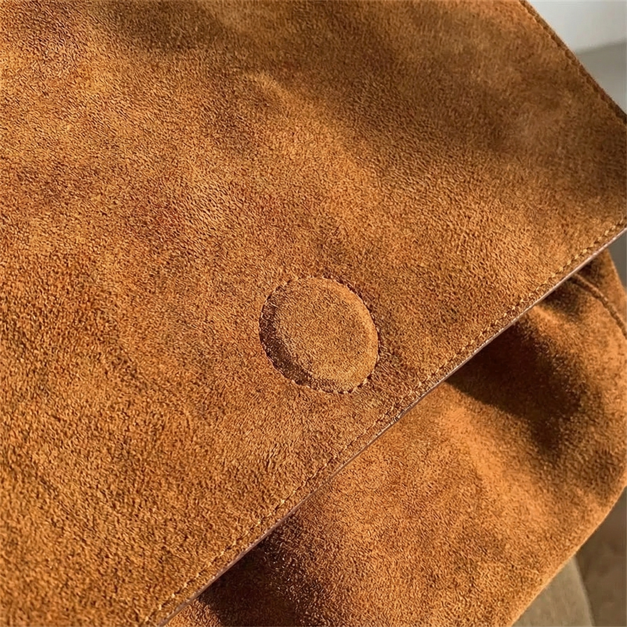 Kalinae - Sac Bandoulière Suédine Vintage