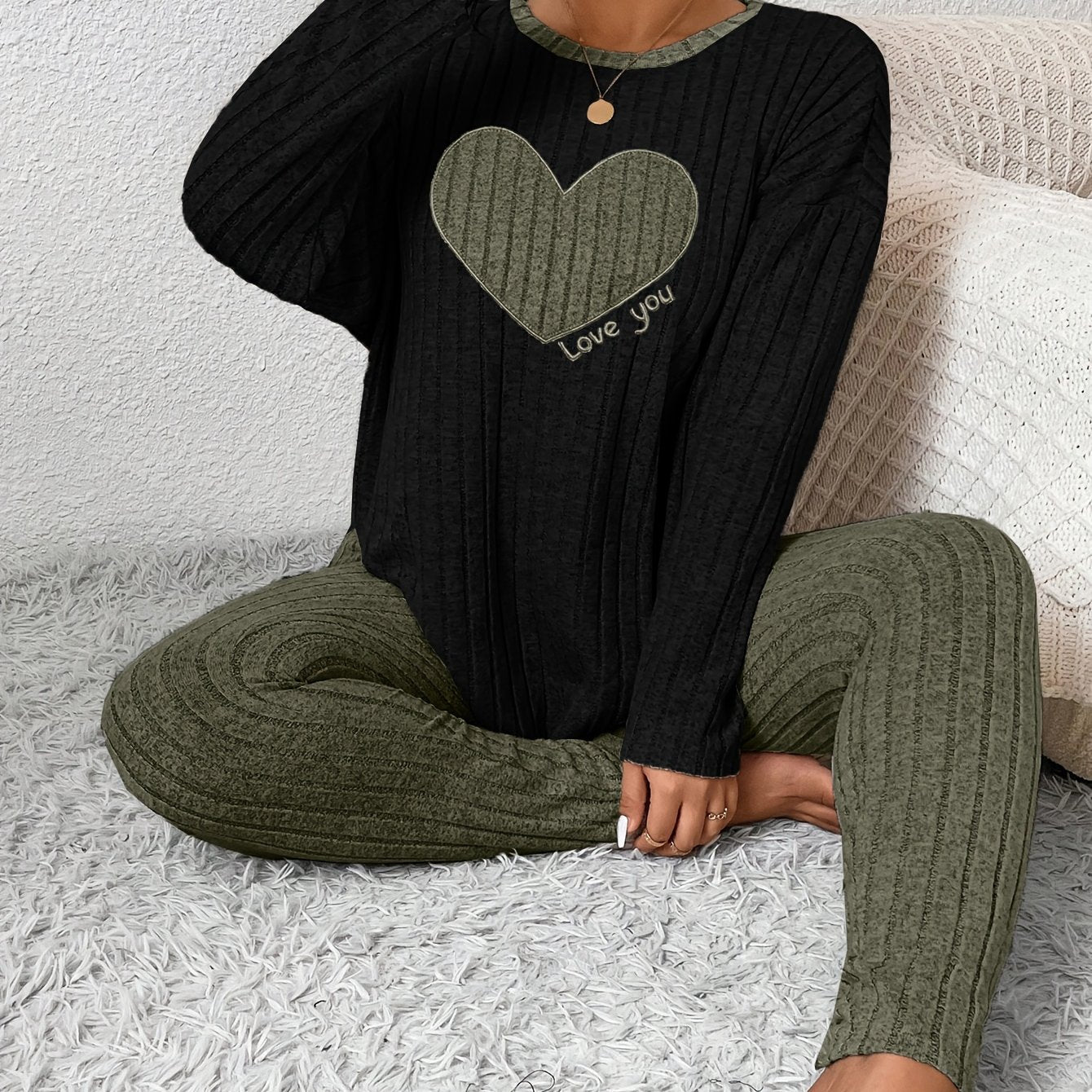 Javelle - Ensemble Loungewear Cœur Confort Relax