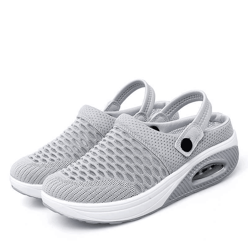 Delyvora - Chaussures de marche orthopédiques femme à coussin d’air