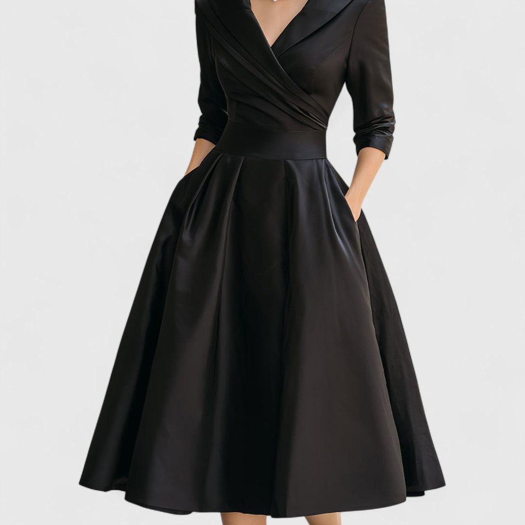 Marisena - Robe Midi Élégante et Féminine