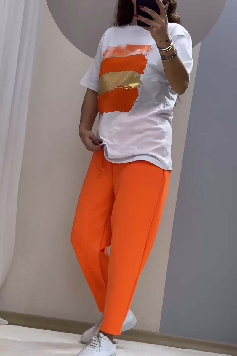 Helira - Ensemble décontracté avec haut et pantalon pour un style quotidien